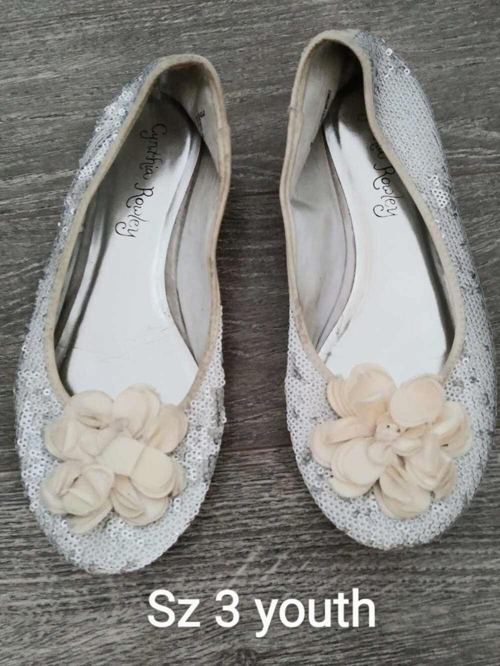 Sequin shoes